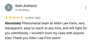seth anthertz review - Allen Law Firm Gainesville, FL