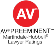 Martindale Badge - Allen Law Firm Gainesville, FL