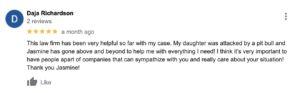 Ocala Personal Injury Client Review